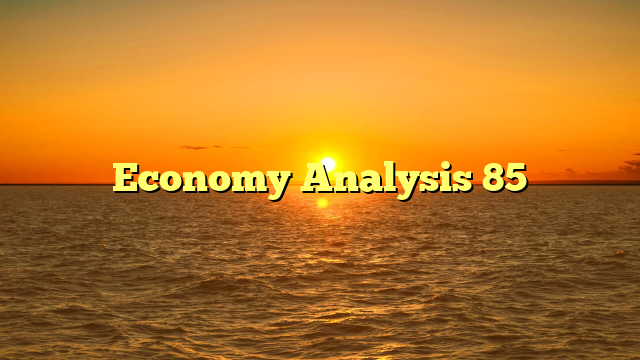 Economy Analysis 85