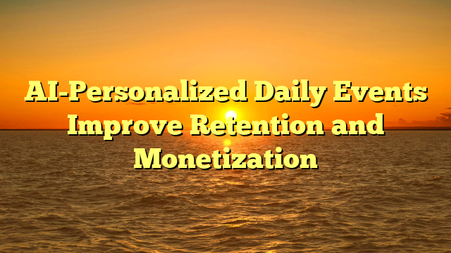 AI-Personalized Daily Events Improve Retention and Monetization